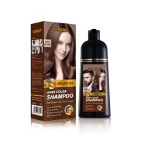 Hair Color Shampoo No Ammonia No Irritation No Stain Skin Gray Coverage Hair or Beard for Women and Men