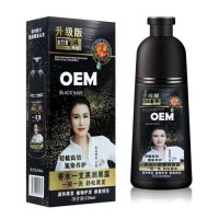 Ginger Hair Color Shampoo Natural Herbal Hair Dye 5 Minutes Fast Darkening