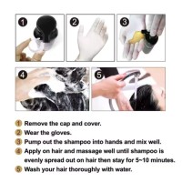 Veinira Hair Color Shampoo - Natural Black Formula for Effortless Grey Hair and Beard Coverage for Home Use