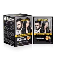 ODM OEM 100% Cover Grey Hair Hair Color Shampoo Black and Dark Brown Color Ammonia Free Permanent Herbal Dye Shampoo