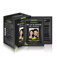 Color Hair Shampoo Anti Gray Black Hair Dye Home Salon Use Easy Operation