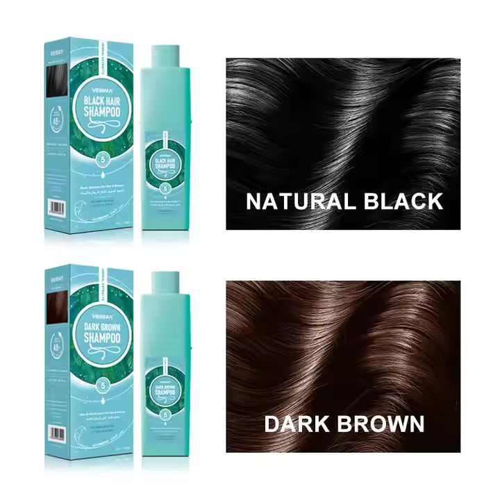 OEM Private Label Hair Color Shampoo Gold Collagen No Ammonia No Stain Scalp Skin 5 Minutes China Factory Supply