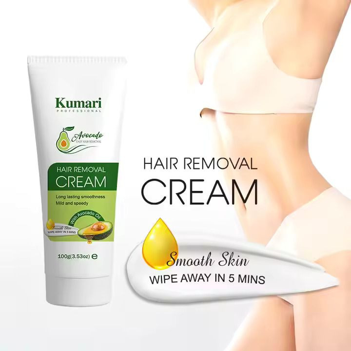 OEM Hair Removal Cream - Painless Formula for Effective Hair Removal & Hair Growth Inhibition, Smooth Skin Solution